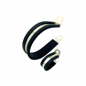 الفولاذ المقاوم للصدأ EPDM المطاط مبطنة بالفضة الذهبي المجلفن <span class=keywords><strong>P</strong></span> مقاطع خرطوم المشابك لقياس بوصة - Product Image 2