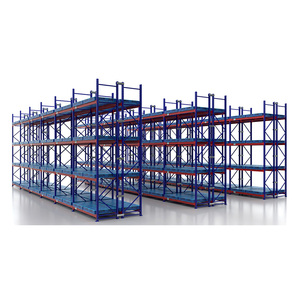 Heavy Duty Industrial Warehouse Storage Rack Teardrop Pallet <b>Racking</b> <b>System</b> with Diamond Holes for Cargo Storage - Product Image 3