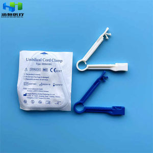 Hanheng nouveau-né bébé cordon ombilical pince 50mm Nylon PP PE ABS Instruments chirurgicaux qualité ISO certifié ISO blister - Product Image 2