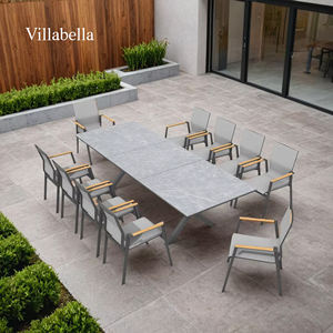 Chaises de <span class=keywords><strong>jardin</strong></span> en <span class=keywords><strong>aluminium</strong></span> pour l'extérieur, résistantes aux intempéries, chaises de salle à manger de patio, chaises de restaurant commerciales modernes - Product Image 1