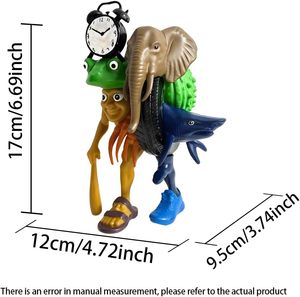 Italiano Brainrot tiburón zapatillas <span class=keywords><strong>Meme</strong></span> figura Tung Sahur PVC resina coleccionables figuritas para estante escritorio 8 Uds modelo Juguetes - Product Image 4