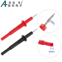 JIALUN Test Probe Tips Test Pin Electrical Connector 4mm Female Banana Socket Brass Abrasion Resistant 10A Rated Multi-meter