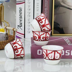 Simple Modern Eco-Friendly Bone China Six <b>Small</b> Cups Home Coffee <b>Shop</b> Casual Afternoon Tea Gift - Product Image 3