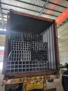 Tuyau carré rectangulaire de profil d'<span class=keywords><strong>acier</strong></span> doux d'ASTM A500 30x30mm soudé galvanisé par section creuse - Product Image 4