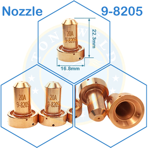 Hot-Sale Dinâmica Térmica Plasma Bico de Corte 9-8205 Ponta de Cobre para SL60 SL100 Tocha 20A Consumíveis Peça De Reposição - Product Image 2