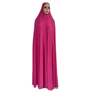 MC-1642 Ramadan un pezzo preghiera Abaya vestito con cappuccio Kaftan musulmano donne Jilbab <span class=keywords><strong>Hijab</strong></span> abito abito Islam Dubai <span class=keywords><strong>turchia</strong></span> <span class=keywords><strong>vestiti</strong></span> - Product Image 3