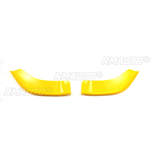 Une paire d'embouts de pare-chocs avant pour Dodge Charger SRT 2011-2014, diffuseur de spoiler jaune, accessoires ABS - Product Image 6