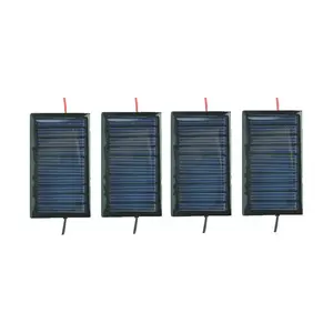 Micro célula Solar de 5V, 30mA, 53x30mm, para paneles solares con cables, proyectos de bricolaje, juguetes, carga Solar, 3,6 v, 4 Uds.