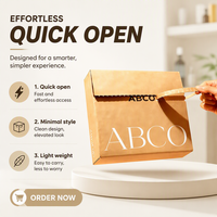 Boîte cadeau en carton ondulé avec logo personnalisé, fermeture éclair, auto-adhésive, avec bandes adhésives détachables pour l'expédition