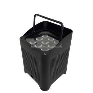 Không thấm nước không dây DMX ngoài trời 9*18W rgbwa UV 6in1 IP65 LED mệnh ánh sáng pin điện uplight 9x18W pin LED mệnh ánh sáng - Product Image 6
