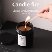 Bougie parfumée haut de gamme en cire de soja, parfum d'intérieur, coffret cadeau de Noël, décorations, personnalisation en gros