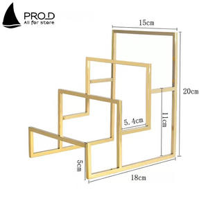 منصات عرض متدرجة راقية لمراكز التسوق ومتاجر الملابس، حامل عرض محافظ من الفولاذ المقاوم للصدأ - Product Image 5