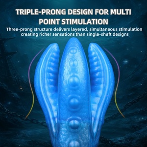 Vibrador de Tentáculos de Medusa YOCYJellyfish, Estimulador Anal Usable, Juguete de Fantasía para Hombres y Mujeres, Dilatador Anal, Juguete Anal Vibrador de 10 Frecuencias - Product Image 4