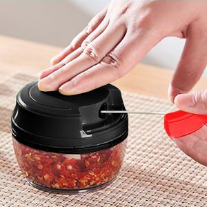 Mini Hachoir à Ail Manuel - Accessoire de Cuisine pour Samosas en Plastique - Broyeur à Ail - Product Image 1