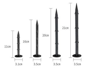 Caja de plástico anticésped para uñas, paquete de plástico para uñas - Product Image 1