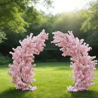 Susunan Bunga Sakura Putih BL-AP15-2 8 Kaki 240cm dengan Penyangga