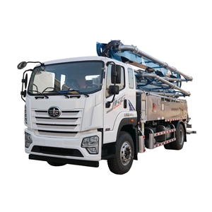 Pompe à béton à prix d'usine JIUHE, vente chaude en Chine, petite pompe à béton, camion pompe à béton, pompe à béton de 30 mètres - Product Image 1
