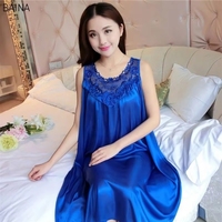 Camisones sin mangas sexis para mujer, camisones para mujer, vestido largo para dormir, pijama femenino, camisón de verano