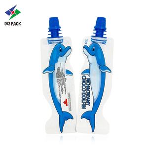 Kantung kecil plastik kedap air kustom untuk minuman jus cokelat kemasan susu - Product Image 2