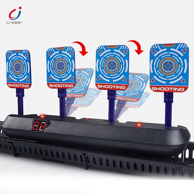 Kids Indoor Sport Soft Bullet Shooting Practice Game Toy Electronic Auto Digital Scoring Target