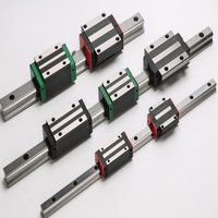 Rail de guidage linéaire à charge lourde 25 mm HGR25 HGH25 HGW25CC avec chariot coulissant pour graveuse CNC, fraiseuse, routeur