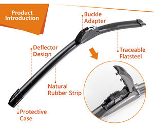 Limpiaparabrisas Wipe sin residuos Fit Multiple <span class=keywords><strong>Car</strong></span> Modelsdurable para seguridad - Product Image 5
