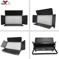 Projecteur de studio LED professionnel 200W, blanc chaud, 2-en-1, CRI élevé Ra95, DMX512, IP33, 1000 lumens, construction en fer, pour la scène