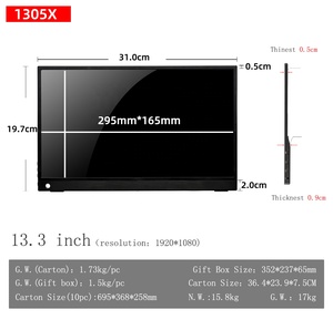 <span class=keywords><strong>Monitor</strong></span> Portabel Layar Sentuh Usb Gaming Lcd 1080P 13 Inci untuk <span class=keywords><strong>Ps4</strong></span> Ps5 Laptop Mac Ponsel Pintar - Product Image 6