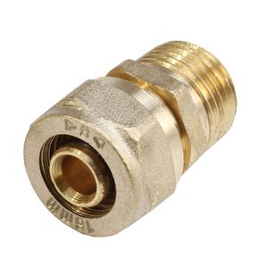 Manguito de compresión con rosca F/M 3/4 X 20 para tubería multicapa - Product Image 1