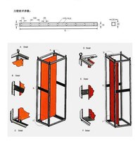 Profil de rack de cabinet Rittal OEM GI à 9 plis fabriqué par Elephant Roll Forming Technology Co.,Ltd.