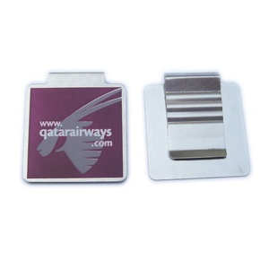 Clipe de papel de marcador promocional, granel, clipe de <span class=keywords><strong>metal</strong></span> plano, clipe de suporte de cartão em branco personalizado, clipes de papel de aço inoxidável para escritório - Product Image 4