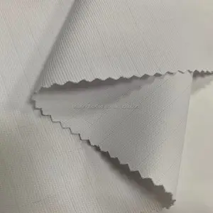 Coolmax 144F 98%Polyester2%Carbon Ripstop Plaid ESD Antistatic Conductive Polyester Gabardine Minimatt Twill Fabric for Workwear