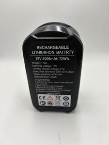 แบตเตอรี่ลิเธียมไอออน Ryobi P108 18V 4.0Ah-6Ah พร้อมแคโ<span class=keywords><strong>ท</strong></span>ด LiNiMnCoO2 500 รอบการใช้งาน ความจุสูงและใช้งานได้นานขึ้น - Product Image 5