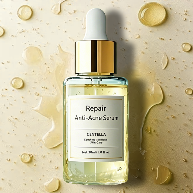 Wholesale Korean Natural Centella Repair Anti-Acne Serum Soothing Sensitive Skin Care Facial Essence Serum 30mL