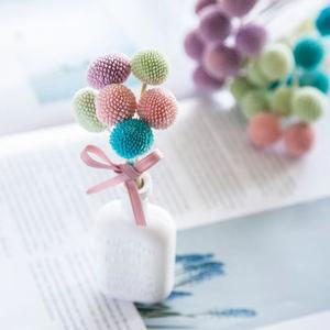 Boule de Billy séchée, craspédie sèche, fleurs dorées conservées, boutons de Billy pour Arrangement Floral, mariage à domicile - Product Image 3