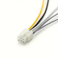 Convertidor SATA de 4 Pines Liangxun LX-087, 10A, Carcasa de Cobre para PC, Cable de Alimentación de 12V, Adaptador Automotriz de 15 Pines Macho/Hembra, Conexiones de Cableado