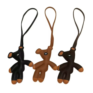 Llavero de Coche de Lujo GHG al por Mayor, Colgante de Alta Calidad, Accesorios para Llavero, Piel Sintética, Osito de Peluche de Dibujos Animados, Mini <span class=keywords><strong>Bolso</strong></span> <span class=keywords><strong>Birkin</strong></span> - Product Image 2