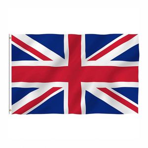 Bandera de País Británica, Tamaño Personalizado, Impresión Digital, Duradera, de Secado Rápido, Suave, para Colgar, Asta de Aluminio, Banderas de Poliéster - Product Image 1