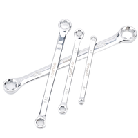 Set Kunci Soket Torx Ganda Baja Chrome Vanadium Berkualitas Tinggi, Poles Halus, Penggunaan Ganda, Ukuran Metrik, DIY OEM