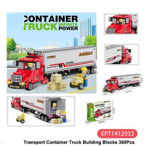 EPT Kleine Montage Bausteine Kunststoff Fracht <span class=keywords><strong>block</strong></span> Container LKW Frühes Lernen DIY Spielzeug für Kinder Kinder Geschenk - Product Image 6