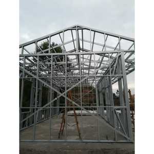 Villa à ossature légère en acier, structure en acier galvanisé, matériaux de construction préfabriqués - Product Image 4