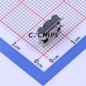 TYPE-C-31-M-22 USB Connector SMD Connector ( Connector Type: Type-C )( Gender: Female )( Mounting Type: Horizontal Mount ) - Product Image 2