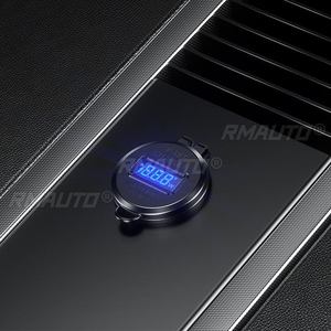 Nouveau chargeur de voiture rapide USB C double 90W en métal avec affichage de la tension/puissance 12V/24V pour SUV, moto, camion, bateau, bus, camping-car, VTT - Product Image 2