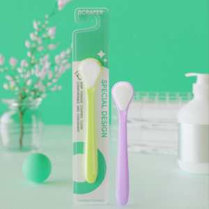 Double Sided làm sạch sâu silicon lưỡi chọc Logo tùy chỉnh nhà sản xuất - Product Image 2