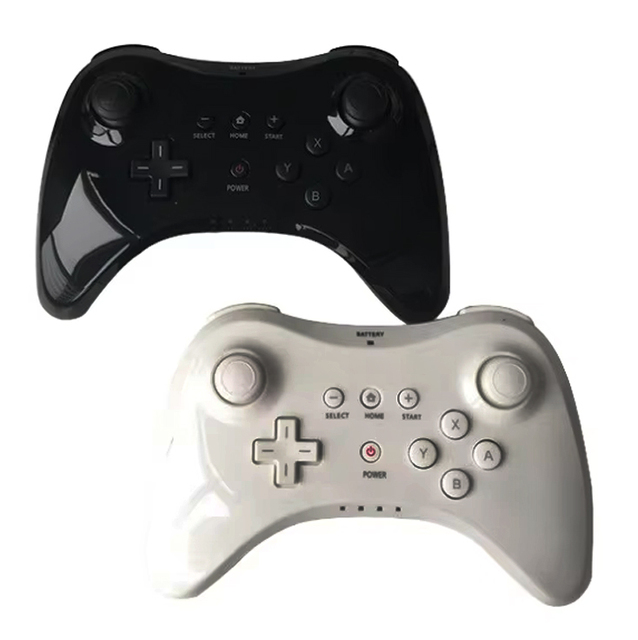 Wireless Classic Pro Controller Joystick Vibration Motor Remote Joy Pad Gamepad for Nintendo Wii U Pro Wiiu Game Console