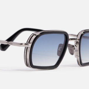 Gafas de Sol Lmamba Personalizadas de Alta Calidad, Montura Metálica Cuadrada Pequeña, Acetato, Vintage 2025, Poligonales, para Hombre y Mujer - Product Image 5