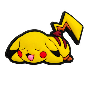 Venta al por mayor zuecos encantos zapato hebilla diseñador dibujos animados <span class=keywords><strong>Pika</strong></span> Poke personalizado PVC mixto Mon zapatos flor Anime goma decoraciones duraderas - Product Image 3