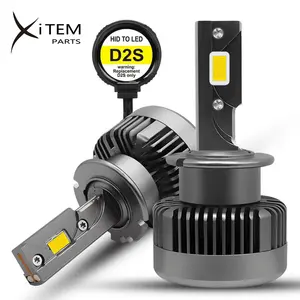 CANbus ไฟหน้า LED แบบไม่ผิดพลาด D1S D1R D2R D3S D4S D5S กำลังไฟสูงสว่างมาก D8S ไฟอัตโนมัติ90W