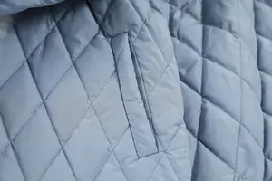 Женское пуховое пальто из 100% натуральной шерсти с натуральным мехом