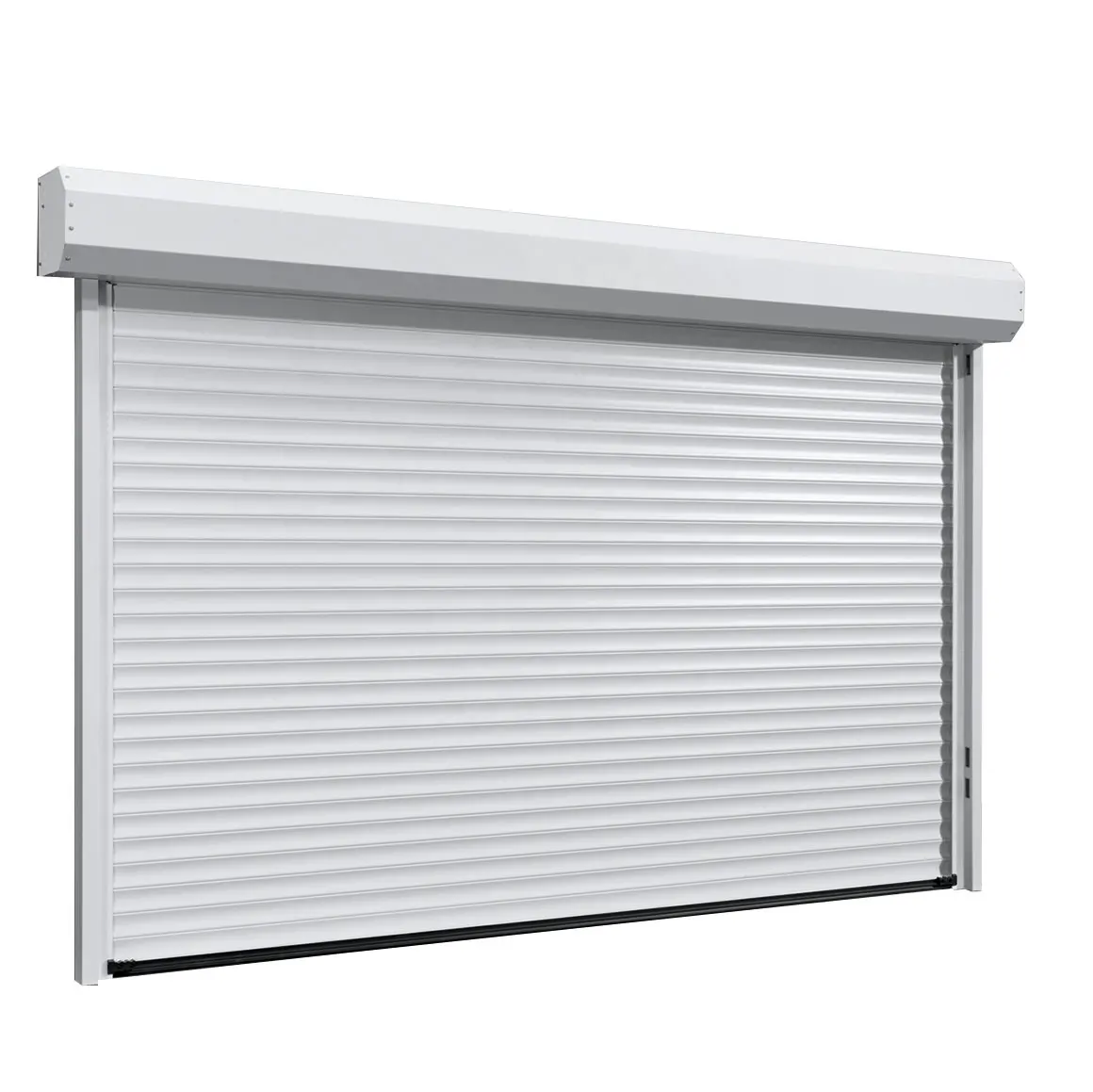 China cheap price aluminum remote control roll up garage door factory automatic aluminum roller shutter patio doors and windows